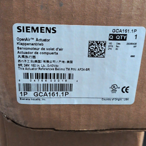Siemens gca161 24v corded - gca161.1p,