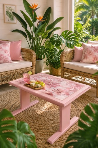 Upcycled pink conservatory - upcycled,