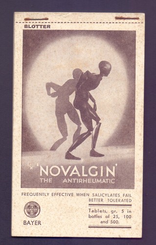 Page unused bayer blotter - unused,