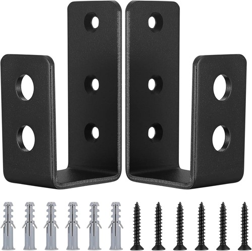 Pcs door barricade brackets - 2,