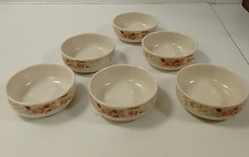 Poole England "Summer Glory" Soup Bowls X 6 14cms diameter
