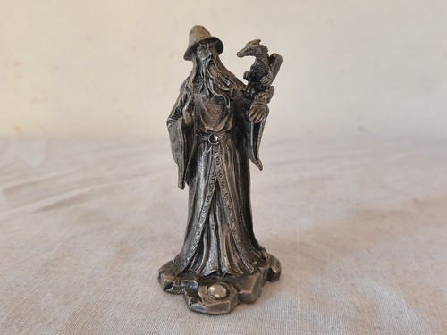 Small metal wizard - wizard, &