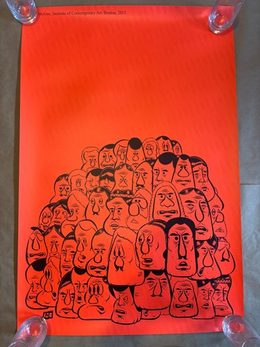 Barry gee exhibition poster - mc,