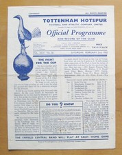 TOTTENHAM HOTSPUR v NEWCASTLE UNITED FA Cup 1951/1952 *Good Condition Programme*