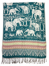 Dark Green Elephant Cashmere
