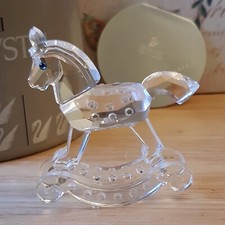 Swarovski Silver Crystal ROCKING HORSE  183270