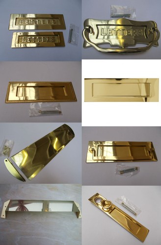 Polished brass front - polished, -front