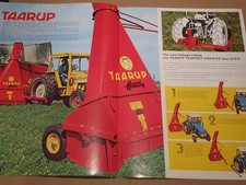 Taarup Handy Tempest forage harvester tractor sales brochure from 1976