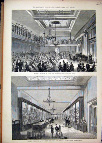 Old antique print - old,