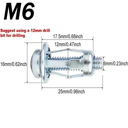 M8 rivnuts screw - m4, m5
