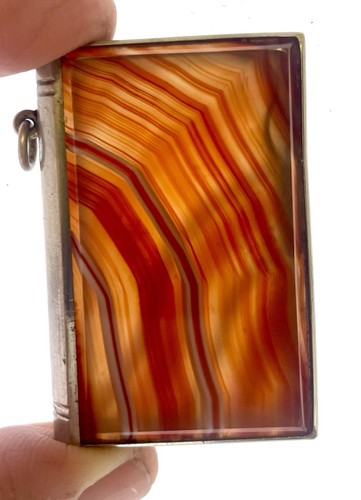 Beautiful antique agate - agate, book