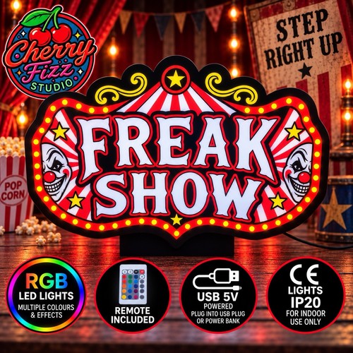 Freak show led - freak, creepy