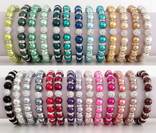 Glass Pearl & Diamante