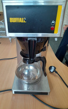buffalo coffee maker machine with 2 glass pots and a load of filters