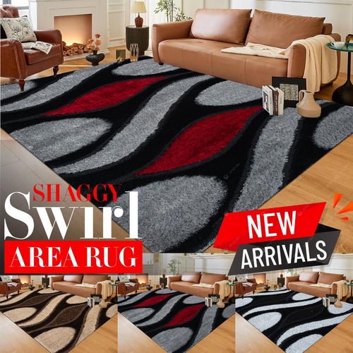 Modern shaggy rug thick - thick, soft