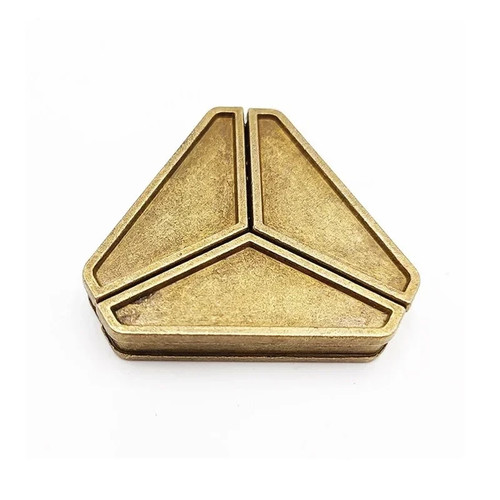 Triangle lock metal - triangle, puzzle