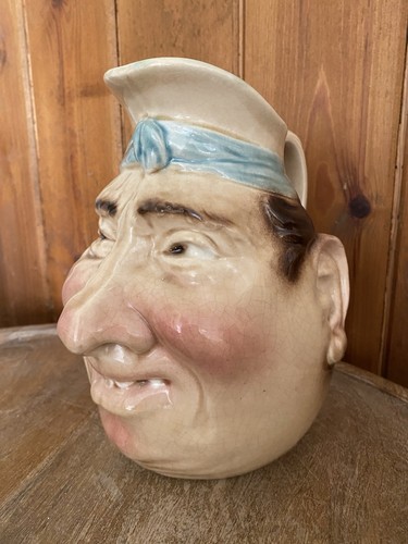 Large antique french majolica - large,