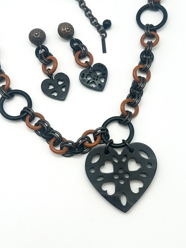 Vintage moschino black acrylic - black,