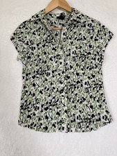 East 5th Womens Crinkle Button