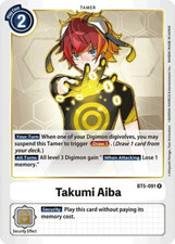 Takumi Aiba BT5-091 - Digimon Card Game [BT-05: Battle Of Omni]