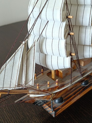 Wooden model ship - of, or