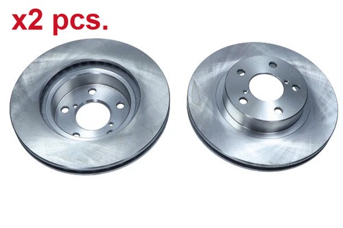 Pcs front brake disc - x2,