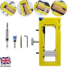 Door Hinge Routing Jig Stable Easy to Install Adjustable Door Hinge Router Kits