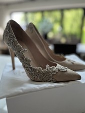 Emmy London Embellished Wedding Shoes Size 6