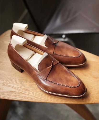 Handcrafted men tan - men's,