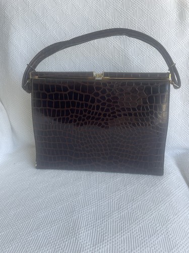 Vintage alligator leather - alligator,