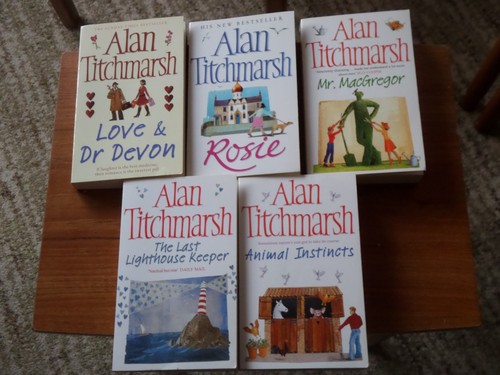 Five paperback novels alan - paperback, by
