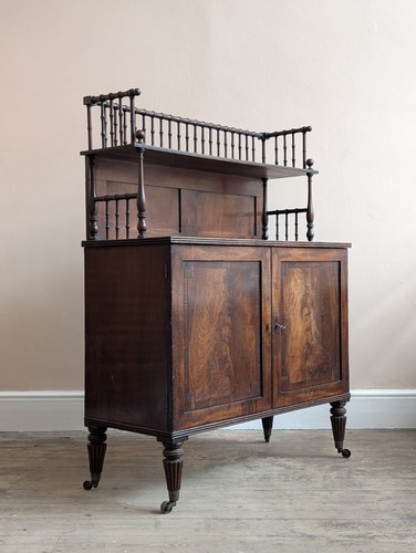Regency mahogany chiffonier - mahogany,