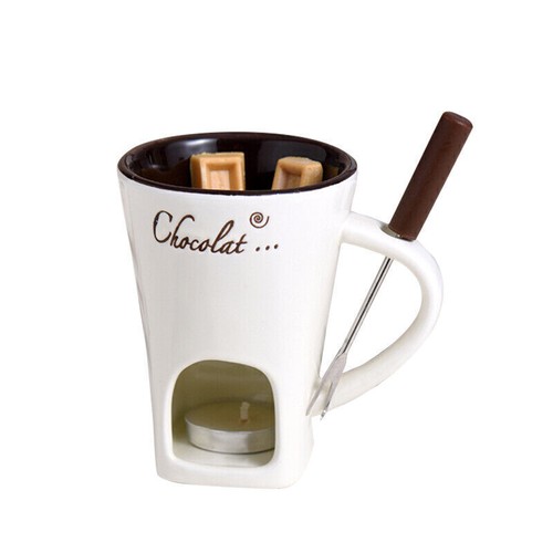 Chocolate fondue mugs ceramic - chocolate, mugs,ceramic
