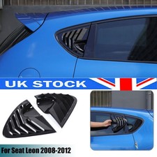 Glossy Black Rear Side Window