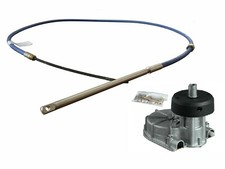 Ultraflex 14ft Heavy Duty Low Friction Boat Outboard M90 Steering Cable Helm Kit