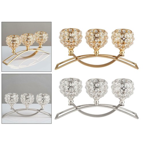Crystal candle holder with - holder,