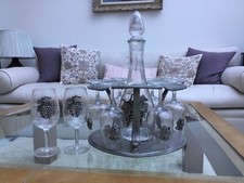 Wine decanter and glasses - wine,