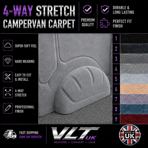 Camper van carpet lining way - camper,