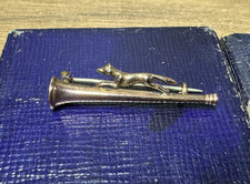 Antique 9ct Gold FOX & Horn