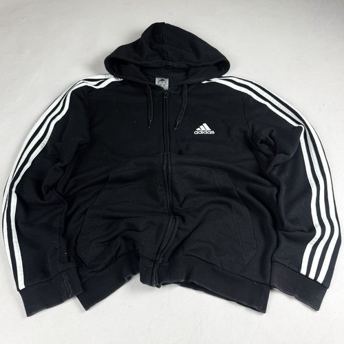 Mens adidas black full zip - adidas,