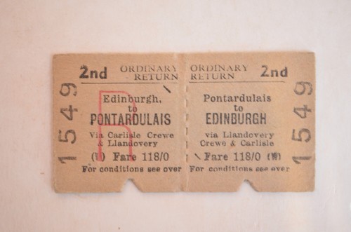 Railway ticket btc edinburgh - ticket,