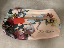 Ted Baker Makeup Bag Cosmetic Pouch with Zipped Closure BNWT