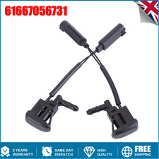 For BMW 3' E46 Left Right 61667056731 2pcs Windshield Washer Nozzles Spray Jet