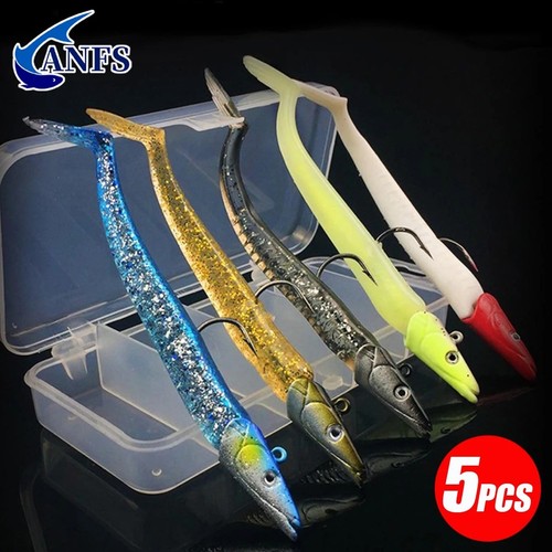 5pcs saltwater sandeel lures - 5pcs,