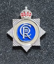 Blank Cap Badge Kings Crown