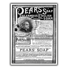 PEARS SOAP METAL SIGN WALL