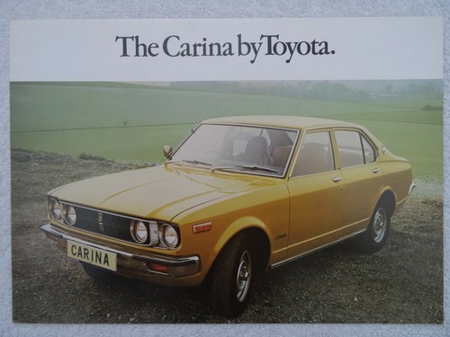 Toyota carina brochure - toyota, 1976/7