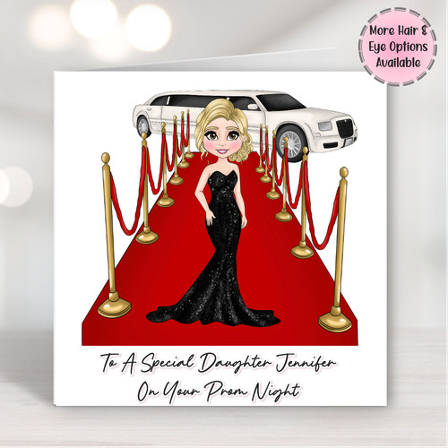 Girls prom night personalised - night,