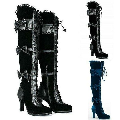 Gothic women high - lace, up