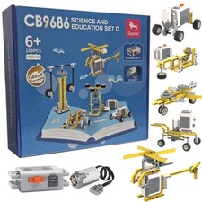 STEAM Building Block Toys for Kids, 50-IN-1 Engineering Kit - 180PCS - Puzzle